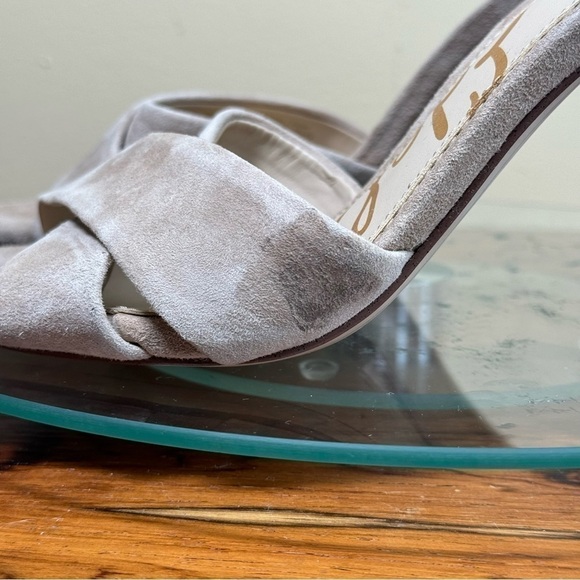 Sam Edelman Tan Suede Heels - Picture 6 of 16